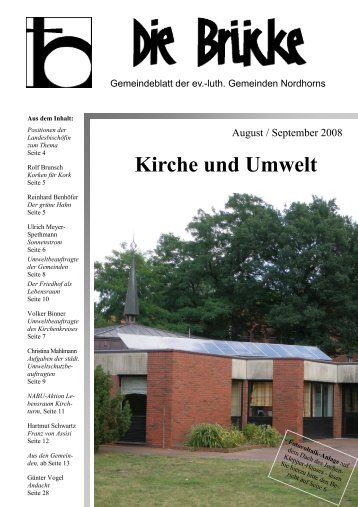 Kirche und Umwelt - Lutherisch in Nordhorn