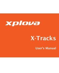 Using X-Tracks - Xplova