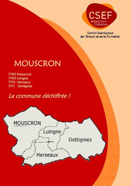 Fiches communales Mouscron Edition 2009 - CSEF