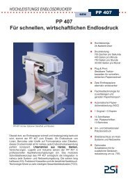 hochleistungs endlosdrucker - COT