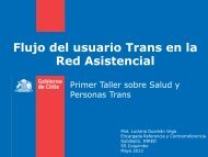 Flujo del usuario Trans en la Red Asistencial