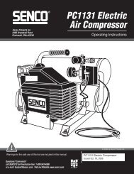 PC1131 Electric Compressor WEB-READY - Senco