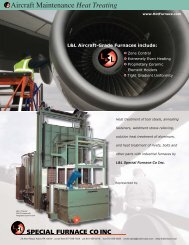 Aircraft Heat Treating brochure - L&L Special Furnace Co., Inc.