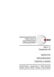 IKH INFO 11 - Interessengemeinschaft Kleine Heime ...