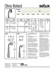 Olivio Bollard spec sheet - Selux