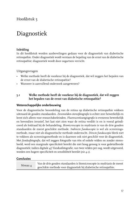 Richtlijn Diabetische retinopathie - Nederlands Oogheelkundig ...