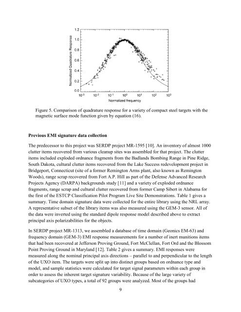 Final Report - Strategic Environmental Research and Development ...