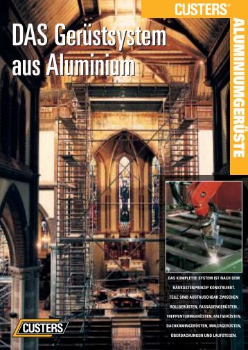 ALUMINIUMGERÜSTE - Stalder Engineering GmbH