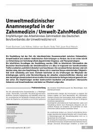 Umweltmedizinischer Anamnesepfad in der ... - UMG-Verlag