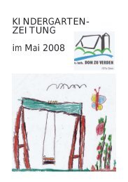 Auflage vom Mai 2008 - Domgemeinde Verden