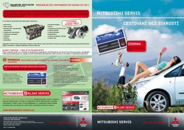 Mitsubishi serVis cestoVánÍ beZ stArostÍ - M Motors CZ, s.r.o.