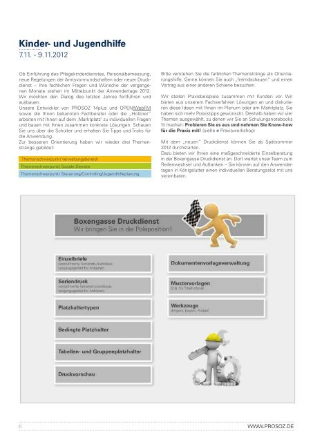 Die PROSOZ-Anwendertage – praxisnah und persönlich