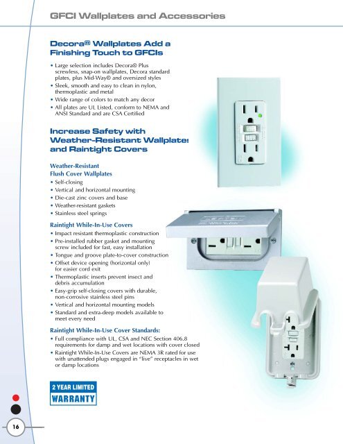 G-5468R GFCI Brochure