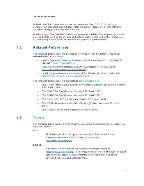 EDK II Module Writer's Guide - Intel