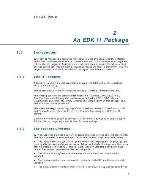 EDK II Module Writer's Guide - Intel