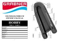 eigner-handbuch ownerÂ´s manual hobby teil 1 - Grabner Sports