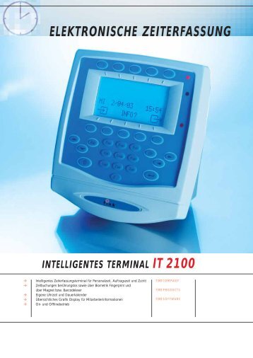 Terminal IT 2100 - TimeDesign