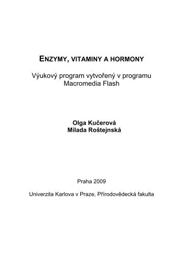 enzymy, vitaminy a hormony - Studiumchemie.cz