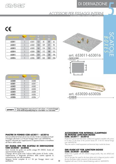 B O X E S SCA TOLE - Cosmec srl