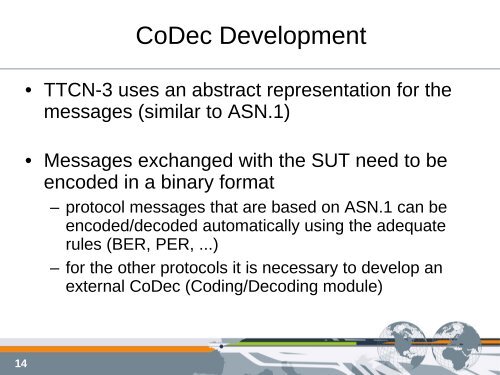 CoDec - TTCN-3