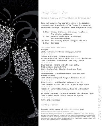 Christmas Brochure 2011 (no M&E).indd - The Chester Grosvenor