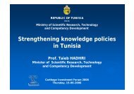 Mr. Taieb HADHRI - Invest in Tunisia, The Foreign Investment ...