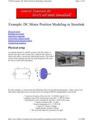 DC Motor Position Modeling in Simulink
