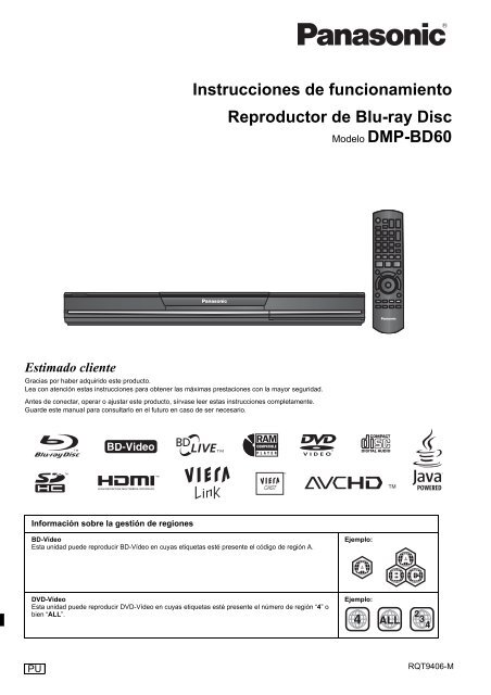 MANUAL DE USUARIO DMP-BD60PU(es) - Panasonic