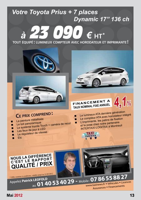 CE PRIX - Taxinews.fr