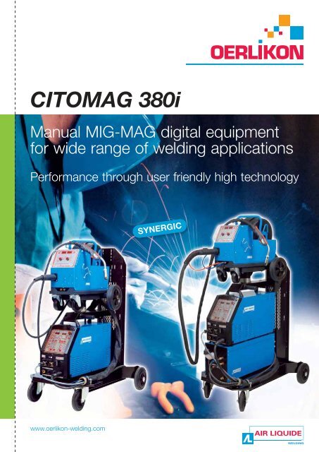 CITOMAG 380i - Oerlikon, the expert for industrial welding