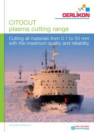 citocut 40c - Oerlikon, the expert for industrial welding