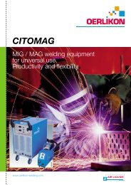 CITOMAG - Oerlikon, the expert for industrial welding