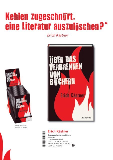 Erich Kästner - Atrium Verlag