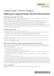 Making an Agreed Death Benefit Nomination - SuperFacts.com