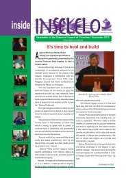 Inselelo November 2012 - Diakonia Council of Churches