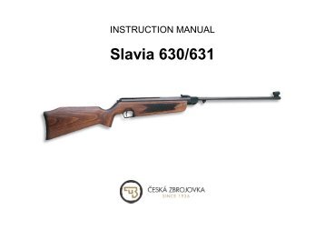 Instruction Manual Slavia 630/ 631