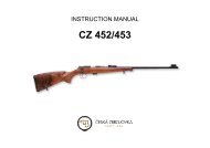 Instruction Manual CZ 452 / CZ 453