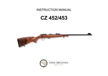 Instruction Manual CZ 452 / CZ 453