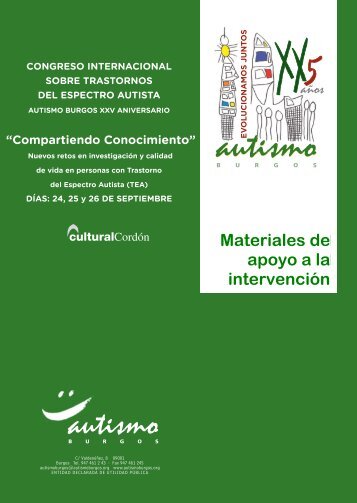 Materiales de apoyo a la intervenciÃ³n - Autismo Burgos