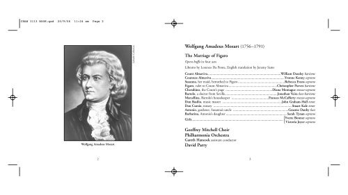 Wolfgang Amadeus Mozart (1756â1791) - Chandos