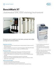 Benchmark Gx Instrument BenchMark GX Spec Sheet - Ventana Medical Systems