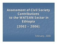 Assessment of Civil Society Contributions to the ... - CRDA Ethiopia