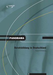 Berufsbildung in Deutschland - Kurzbeschreibung - DEQA-VET