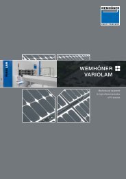 WEMHÖNER VARIOLAM - Wemhöner Surface Technologies