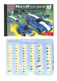 MegaBloks - Probuilder 9766 Livret 1 - Mes Notices De Jouets