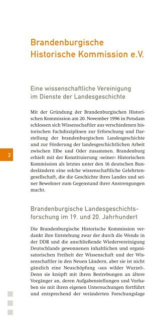 Brandenburgische Historische Kommission e.v.