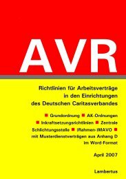 AVR CD 2007 Ende nach Ordnungen.fm - Caritas-dienstgeber.de