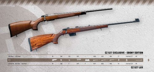 CENTERFIRE RIFLES & SHOTGUNS BROKOVé A KULOVé ZBRANě