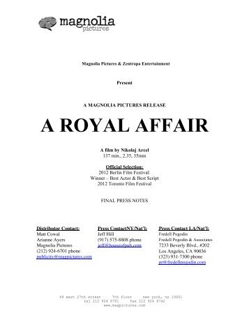 A Royal Affair (En Kongelig Affaere) - Cucalorus Film Festival