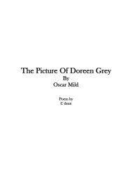 The Picture Of Doreen Grey - Gamahucher Press